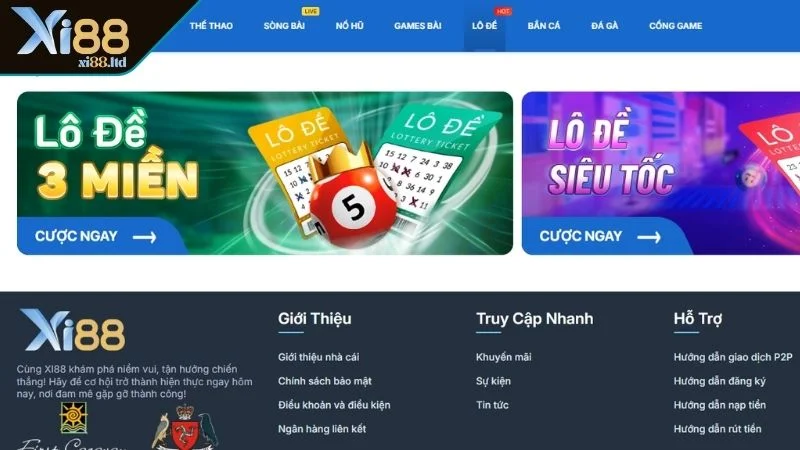 Những loại hình lô đề XI88 được yêu thích